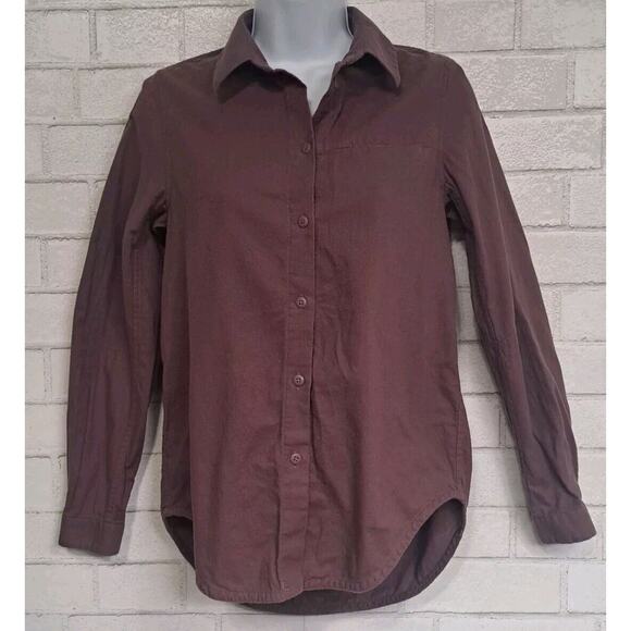 Lululemon Tops - Lululemon Flannel Shirt Women's Size 2 XS Purple Button Up Cotton Soft Comfort